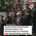 Man takes knee during national anthem at White House event
