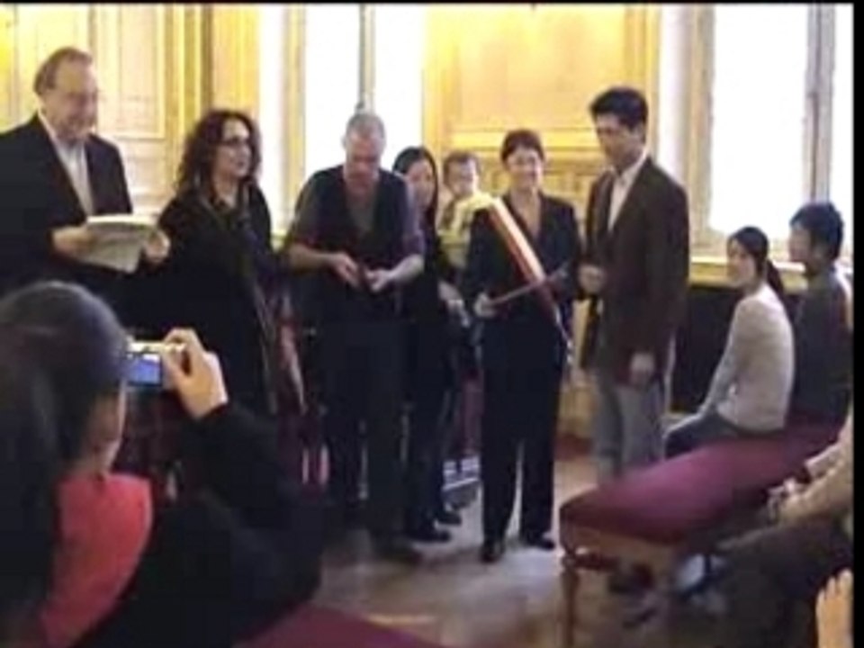 Parrainage de Ren Liping - Mairie de Paris 3ème