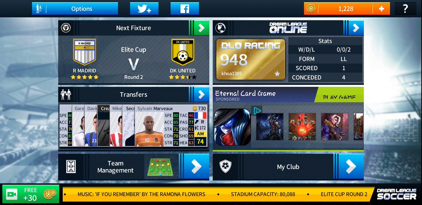 Dream League 2018 IOS Android - Season 2 - Game 8