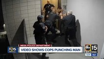 Video shows officers punching suspect in Mesa, four officers now on leave