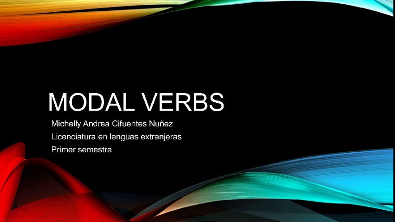 Modalverbs