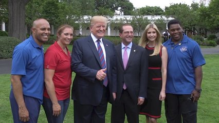 Sports Superstar Herschel Walker Brings Youth Sports To The White House