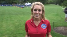 Golfer Natalie Gulbis Shows Her Swing At The White House