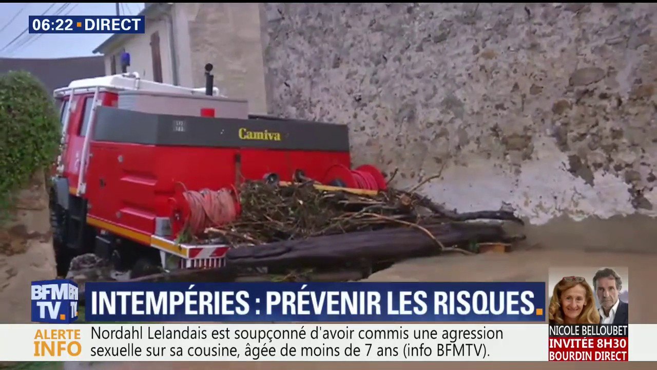 Intempéries: à Bellot, en Seine-et-Marne, la mo...