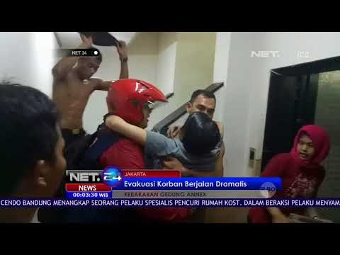 Kebakaran di Gedung Annex, Evakuasi Dramatis NET24