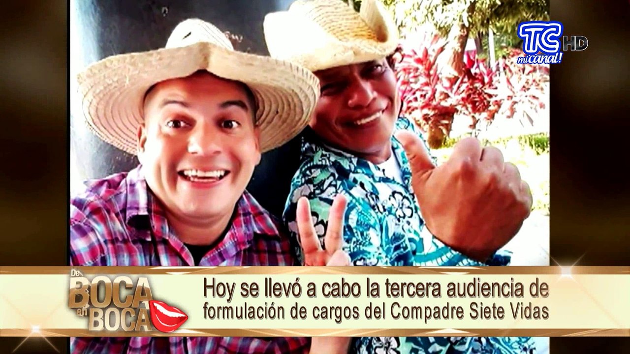 Hoy se llevó a cabo la tercera audiencia de formulación de cargos del “Compadre Siete Vidas”