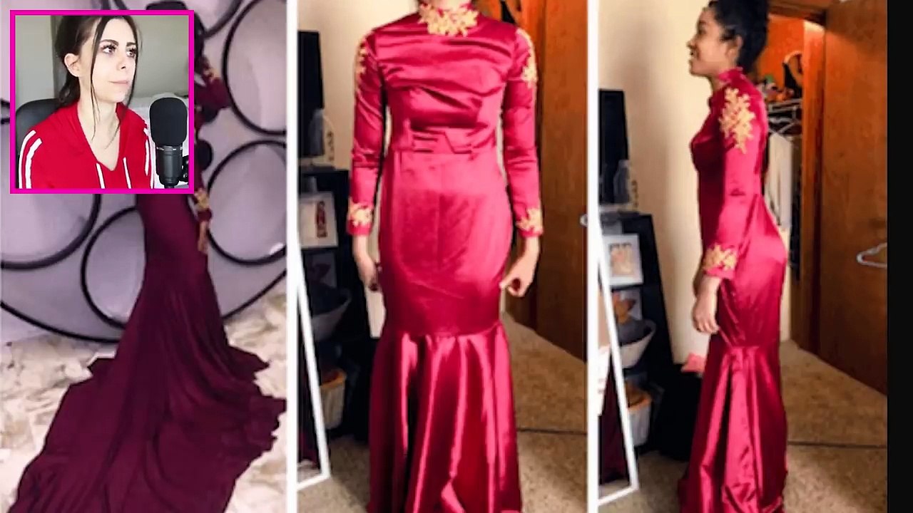 TRYING ON PROM DRESSES ! Online shopping fails + Haul