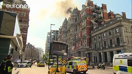 Incêndio no centro de Londres mobiliza mais de 100 bombeiros
