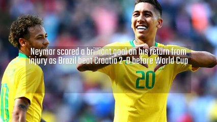 What Modric Said To Neymar About Real Madrid Transfer - Brazil vs Croatia 2-0