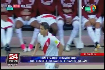 Esta sería la numeración oficial de la selección en el Mundial Rusia 2018