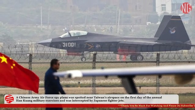 Chinese Spy Plane Intercepted By Japanese Fighter Jets