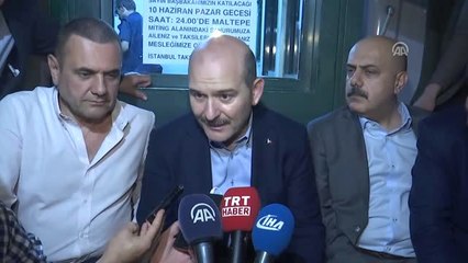 Taksicilerle Bir Araya gelen Bakan Soylu Kalite Sözü Aldı