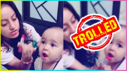Deepika Singh TROLLED For Applying LIPSTICK On A Baby