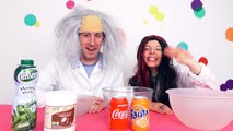 SLIME SANS COLLE COMESTIBLE - RECETTE du SLIME goût COCA-COLA, FANTA & MENTHE du Docteur Bidouille