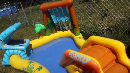 bataille d'eau - Vlog famille