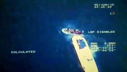 Ege'de 23'ü çocuk 84 kaçak göçmenin yakalandığı operasyonlar kamerada