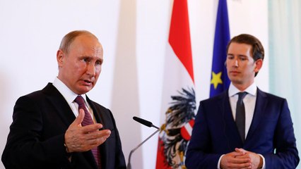 Putin beendet seinen Österreich-Besuch mit Kunst