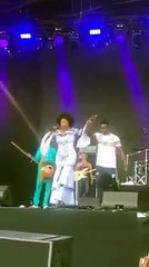 La star malienne Oumou Sangaré en compagnie de Mamoudou Gassama