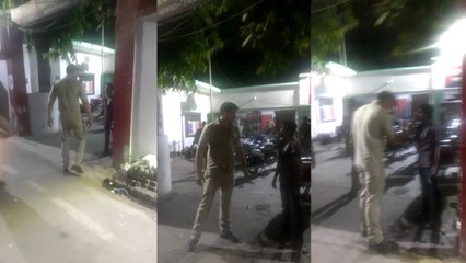 लखनऊ: नशेड़ी पुलिसवाले ने युवक को जमकर पीटा, VIDEO वायरल