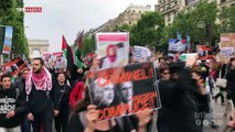 İsrail Başbakanı Netanyahu Paris'te protesto edildi