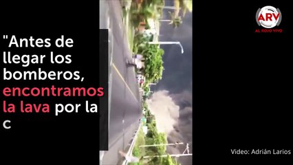 Huyen de la lava durante erupción de volcán de Fuego | Al Rojo Vivo | Telemundo