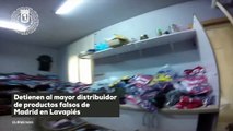 Detenido en Lavapiés el mayor distribuidor de productos falsos de Madrid