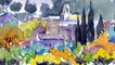 Un printemps en Provence - Aquarelles simplifiées