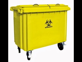 XE ĐẨY RÁC MÀU VÀNG 660L DÙNG TRONG Y TẾ MÀU, XANH LÁ, CAM, ĐEN, TRẮN