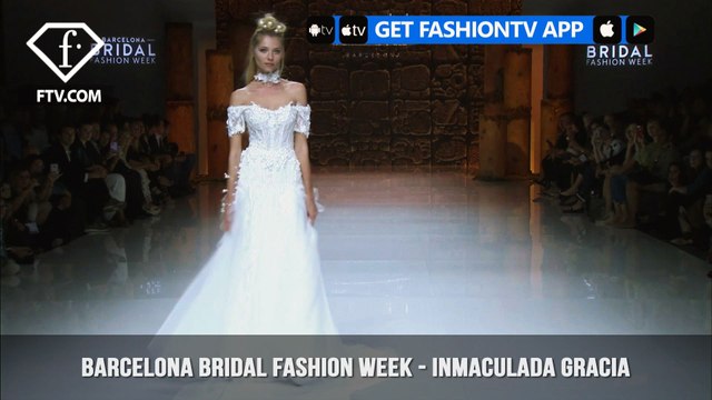 Inmaculada Garcia Personalized Dresses at Barcelona Bridal Fashion Week Part 2 | FashionTV | FTV