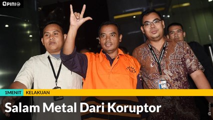 #1MENIT | Salam Metal Dari Koruptor