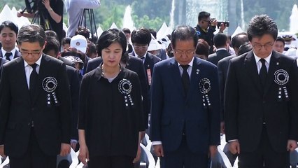 여야, 현충일 추념식 참석...유세전도 차분 / YTN