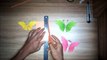 যেভাবে খুব সহজে কাগজ দিয়ে প্রজাপতি তৈরি করা যায়   How to make paper butterflies   Easy craft