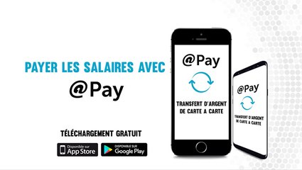 Utilisez l'application @pay de la carte visa prépayée Abidjan.net pour payer les salaires