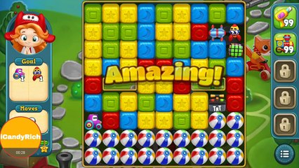 Toy Blast Level 14 Gameplay Puzzle Boosters Game iCandyRich