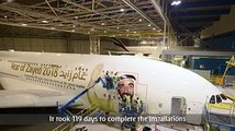 Emirates is proud to share the legacy of the late His Highness Sheikh Zayed bin Sultan Al Nahyan with the world. A specially commissioned ‘Year of Zayed’ livery