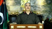 كلمة القائد العام للقوات المسلحة الليبية المشير خليفة حفتر حول تطورات الوضع  في درنة