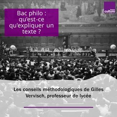 Bac philo - qu'est-ce qu'une explication de texte ?