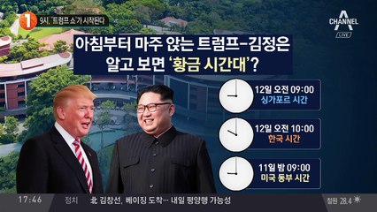 9시, ‘트럼프 쇼’가 시작된다