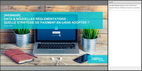 [Webinar] Data & nouvelles réglementations : quelle stratégie de paiement adopter - Ingenico