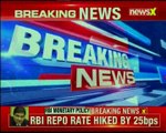 RBI Governor Urjit Patel addresses the media; RBI hikes repo rate by 0.25%