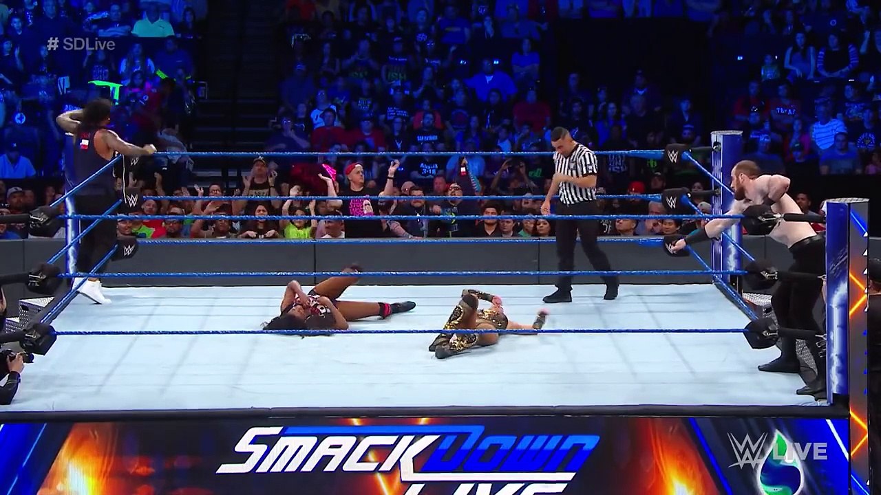 Naomi & Jimmy Uso vs. Lana & Aiden English: SmackDown LIVE, June 5, 2018
