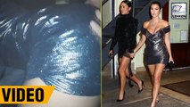 Kourtney Kardashian Shows Of Her Twerking Skills In Skintight Dress