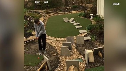 Teen Golf Prodigy Hits Incredible Trick Shot, Setting New Record