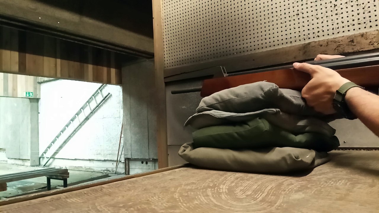 Hadar II Halbautomat von IWI (Galil) auf dem Schießstand