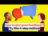 A four-step method for giving foolproof feedback | Michelle Tillis Lederman