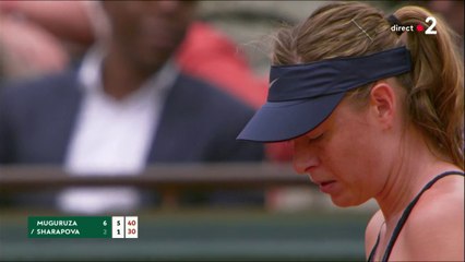 Roland-Garros 2018 : Muguruza écrase Sharapova en 1h10 minutes de jeu !
