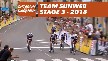 Скачать видео: Team Sunweb - Étape 3 / Stage 3 (Pont-de-Vaux / Louhans-Châteaurenaud) - Critérium du Dauphiné 2018