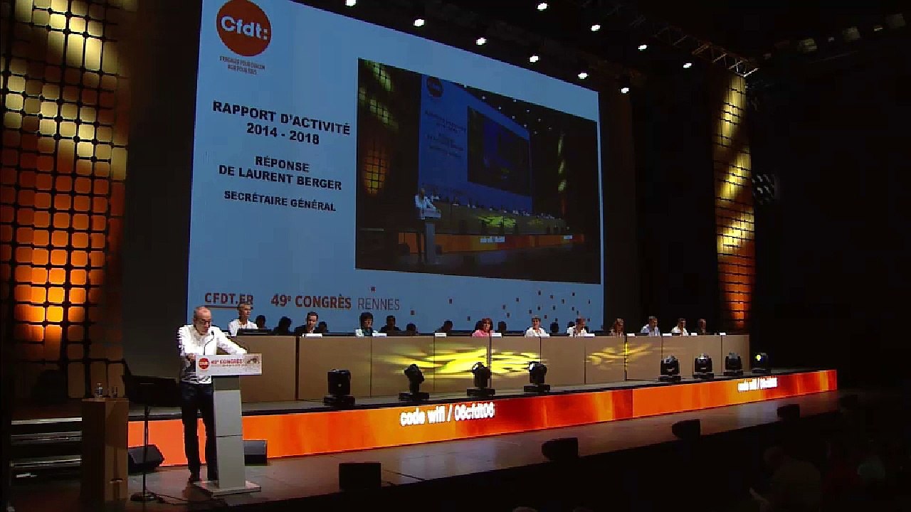 Réponse de Laurent Berger aux débats sur le rapport d'activités - 49è Congrès CFDT
