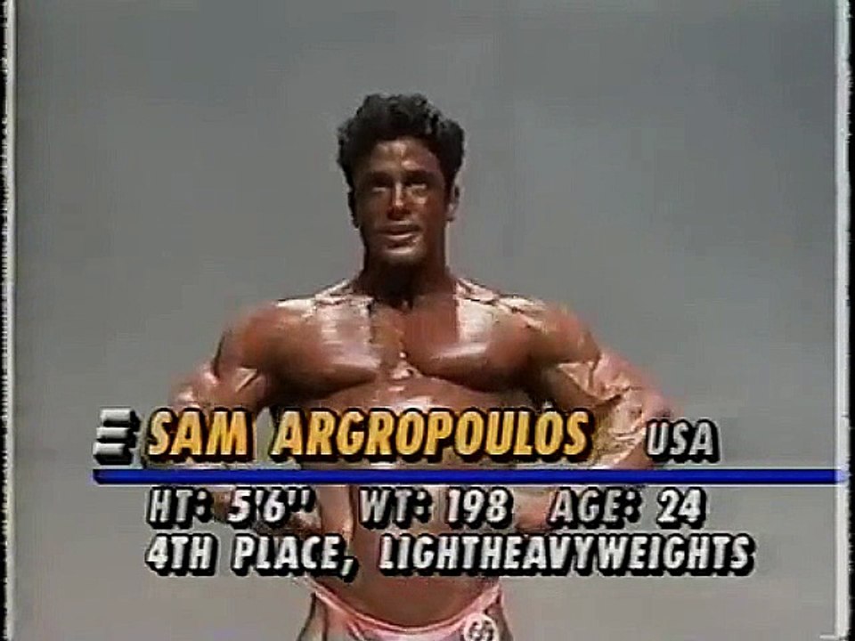 Sam Argropoulos - "The Ancient Greek God" Posing