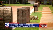 Teen Accused of Trying to Rape Friend's Mom During Sleepover